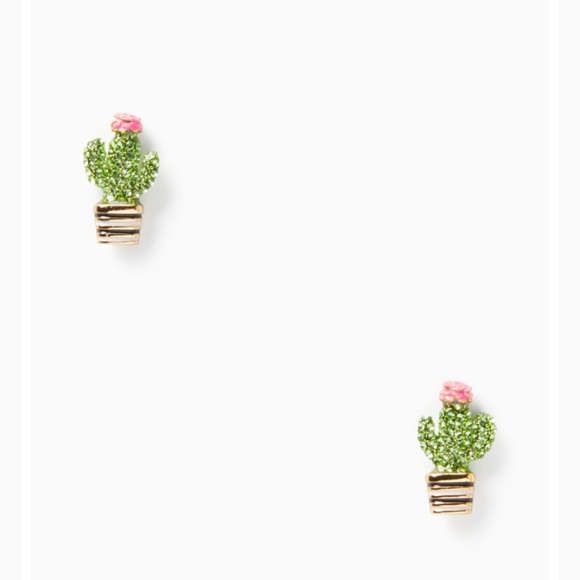NWT Kate Spade Cactus Earrings - Picture 3 of 5